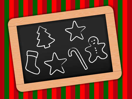 Background for Christmas Greetings and posters. Vector illustrationのイラスト素材