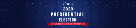 Vector background for US presidential election 2020のイラスト素材