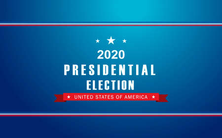 Vector background for US presidential election 2020のイラスト素材