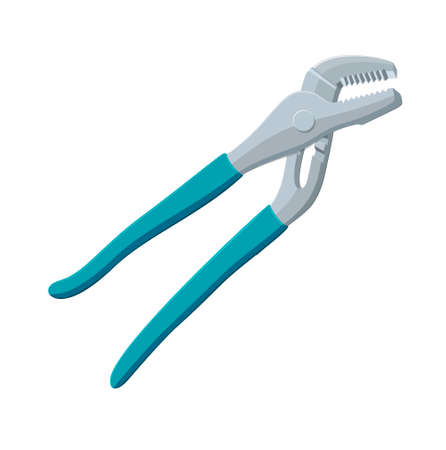 Vector illustration of adjustable wrench spanner.のイラスト素材