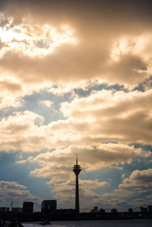 Dusseldorf on the Rhineの写真素材