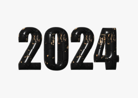 2024 new year concept. new year visionの写真素材