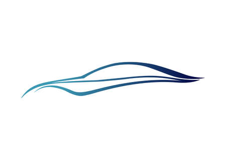 Blue speedy auto logoのイラスト素材