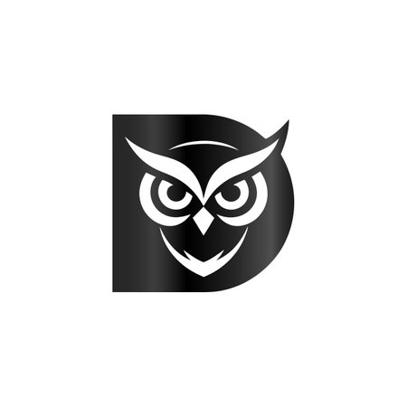 Owl logo design inspiration vector template. Creative Owl icon design.のイラスト素材