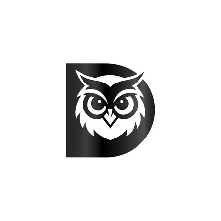 Owl logo icon design inspiration vector template. Creative Symbol of Owlのイラスト素材