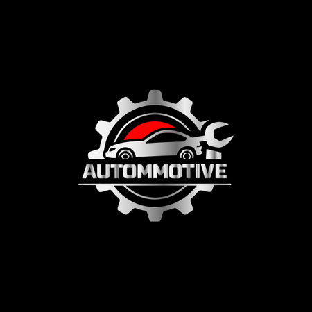 Auto Mechanic Logo Vector Template Design. Car Mechanic Logo Iconのイラスト素材