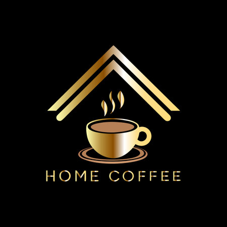 Coffee cup logo design vector template. Coffee house symbol.のイラスト素材