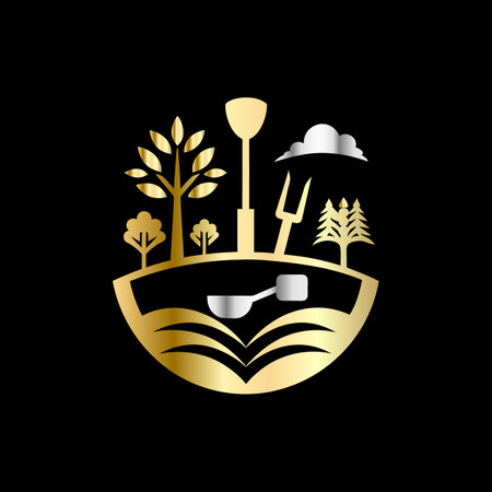 Agriculture logo template. Agribusiness vector design.のイラスト素材