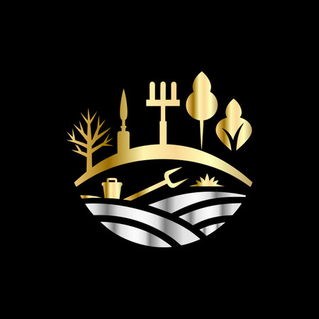 Agriculture logo design template. Agribusiness icon.のイラスト素材