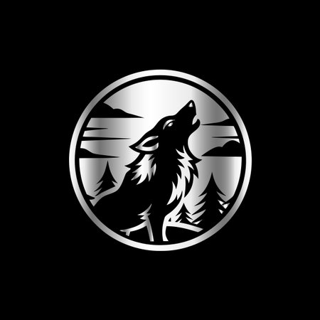 Wolf Logo Vector Template. Wolf Logotype, Emblem, Design Concept