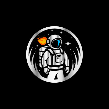 Astronaut icon. Vector illustration. Graphic concept for your designのイラスト素材