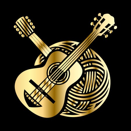 guitar icon design, vector illustration eps10 graphic.のイラスト素材