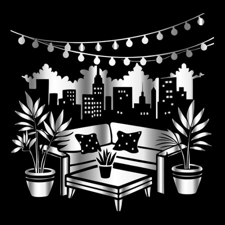 Cafe design over black background, vector illustration. Vector illustration.のイラスト素材