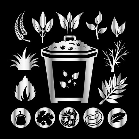 garbage design over black backgroun. vector illustration.のイラスト素材