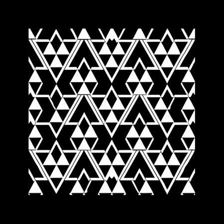 Geometric pattern with triangular elements. Seamless vector background.のイラスト素材