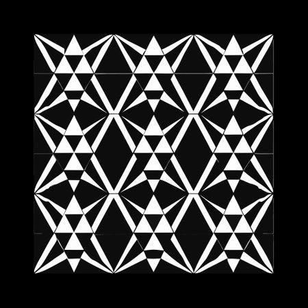 Geometric pattern in black and white colors. Abstract background. Vector illustration.