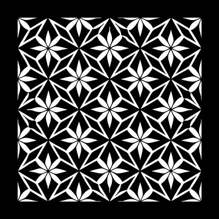 Abstract geometric pattern. Monochrome background. Vector illustration for your designのイラスト素材