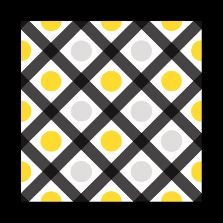 Seamless geometric pattern in black and white colors. Vector illustration.