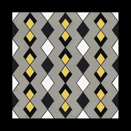 Seamless geometric pattern with rhombuses. Vector illustration.
