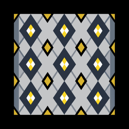 Seamless geometric pattern with rhombuses. Vector illustration.