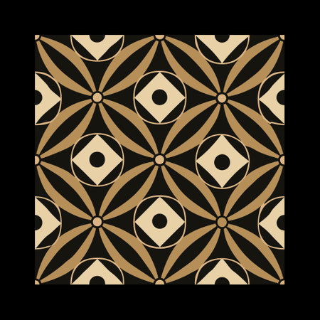 Vector seamless pattern. Modern stylish texture. Repeating geometric tiles.