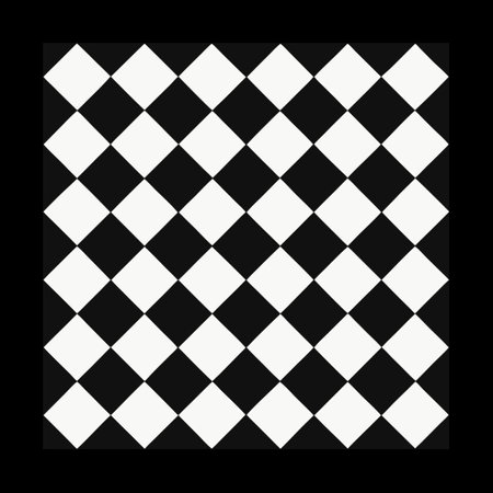 Checkered pattern. Black and white checkered background.のイラスト素材