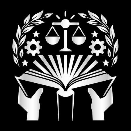 law design over black background vector illustration. vector illustration. eps10のイラスト素材