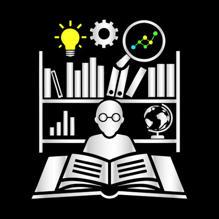 education icon design, vector illustration eps10 graphicのイラスト素材