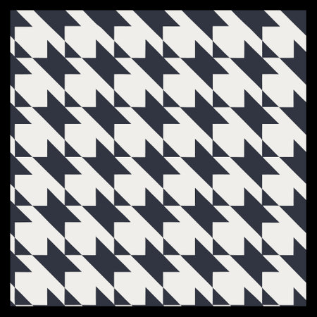 Seamless pattern. Geometric background. Black and white ornamentのイラスト素材