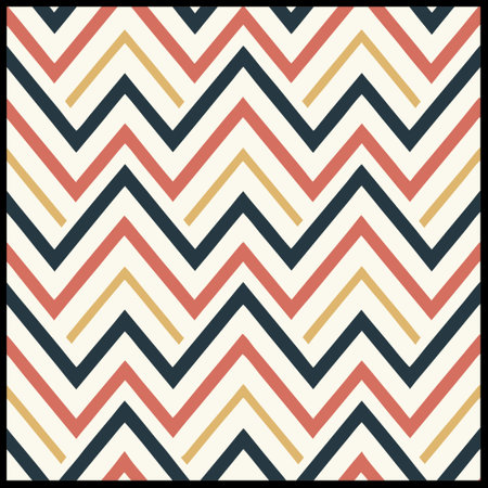Seamless zigzag chevron pattern. Vector background.のイラスト素材