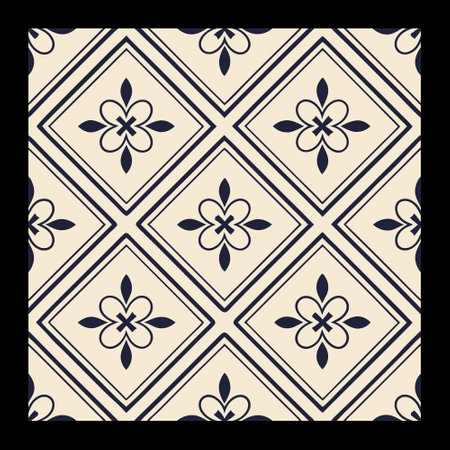 Seamless pattern with decorative ornament. Vector illustration. Ideal for printing onto fabric and paper or decoration.のイラスト素材