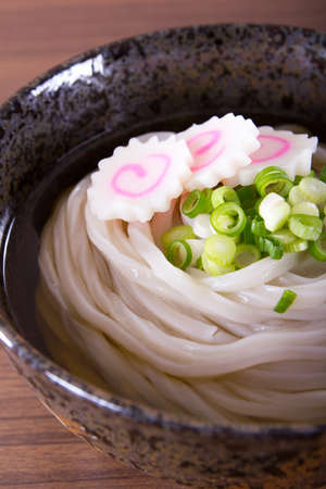 Japanese Udon Noodleの写真素材