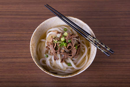 Japanese Udon Noodleの写真素材