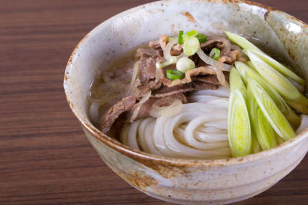Japanese Udon Noodleの写真素材