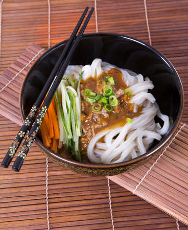 Japanese Udon Noodleの写真素材