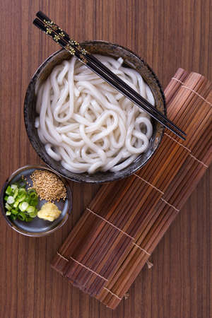 Japanese Udon Noodleの写真素材