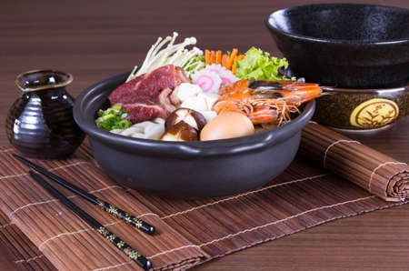 Japanese Udon Noodleの写真素材