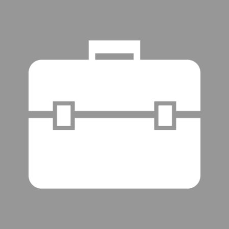 Busines riefcase. Flat style icon. Vector illustrationのイラスト素材