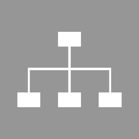 Site map icon for your projects. Flat style icon. Vector illustrationのイラスト素材