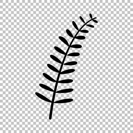 Olive branche sign. Flat style icon on transparent backgroundのイラスト素材