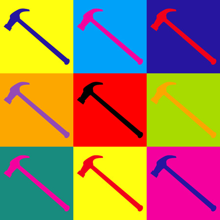 Hummer simple icon. Pop-art style colorful icons set.のイラスト素材