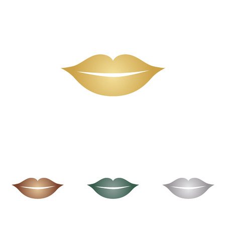 Lips sign illustration.のイラスト素材