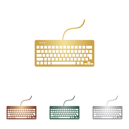 Keyboard simple sign.のイラスト素材