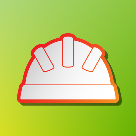 Baby sign illustration. Contrast icon with reddish stroke on green backgound.のイラスト素材