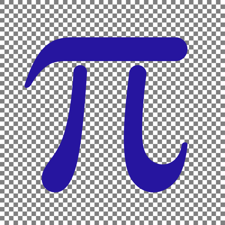 Bowling sign illustration. Blue icon on transparent background.のイラスト素材