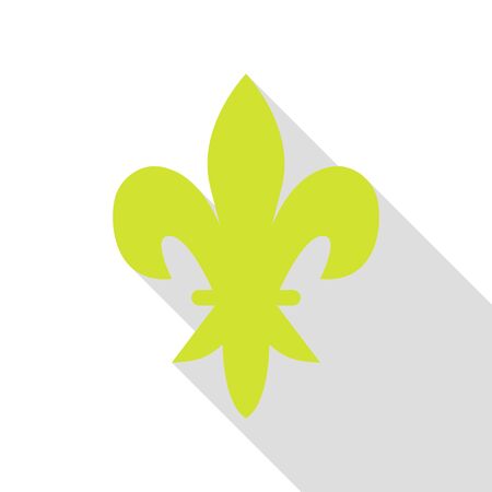 Elements for design. Pear icon with flat style shadow path.のイラスト素材