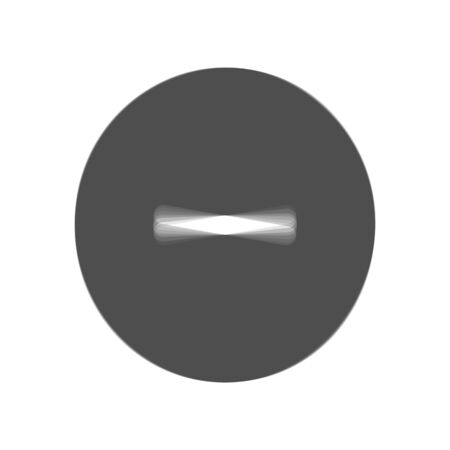 Negative symbol illustration. Minus sign. Vector. Gray icon shaked at white background.のイラスト素材