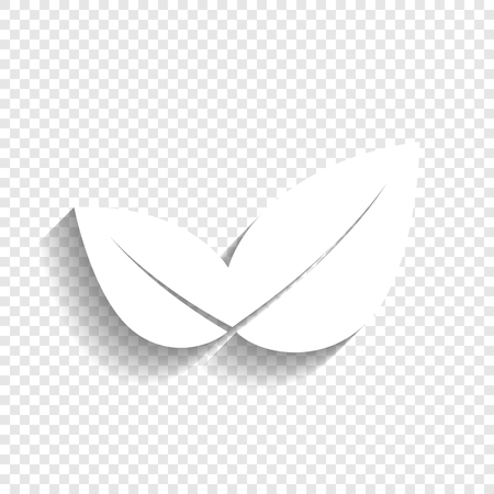 Leaf sign illustration.のイラスト素材