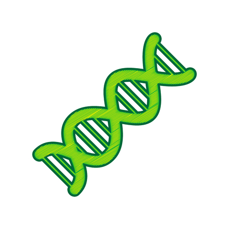 The DNA sign.のイラスト素材