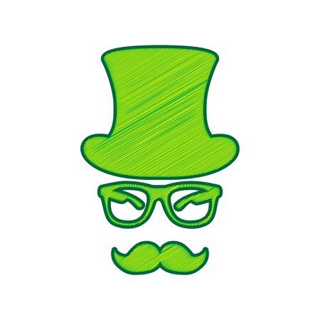 Hipster accessories design.のイラスト素材